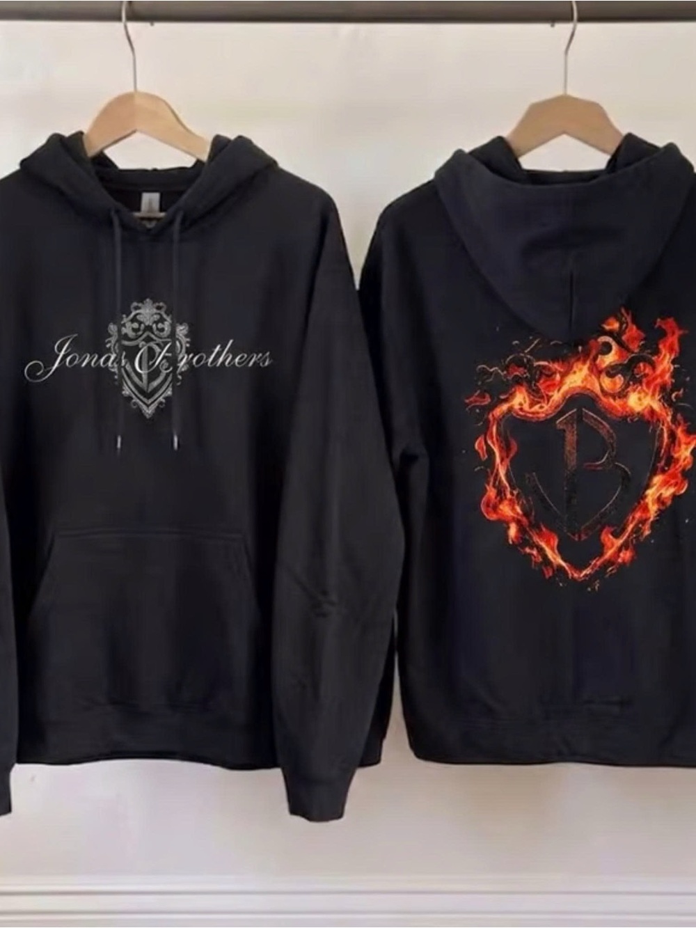Jonas Brothers Tour 2026 Graphic Hoodie - Black